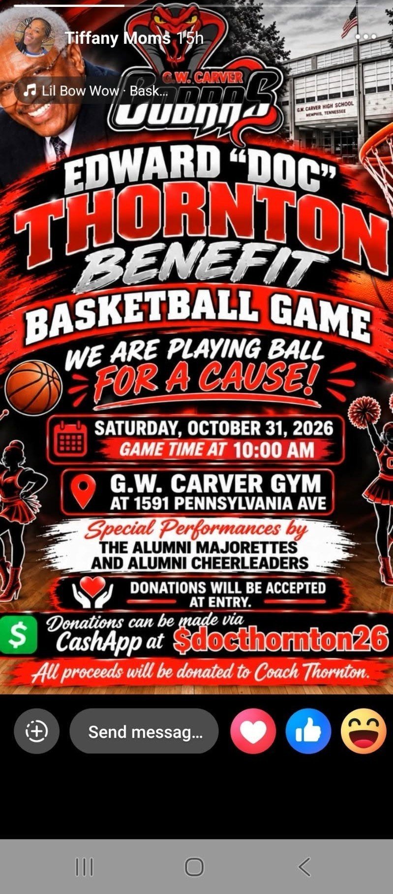 EDWARD "DOC" THORNTON BASKETBALL BENEFIT